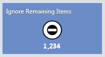 Ignore Remaining Items Tile